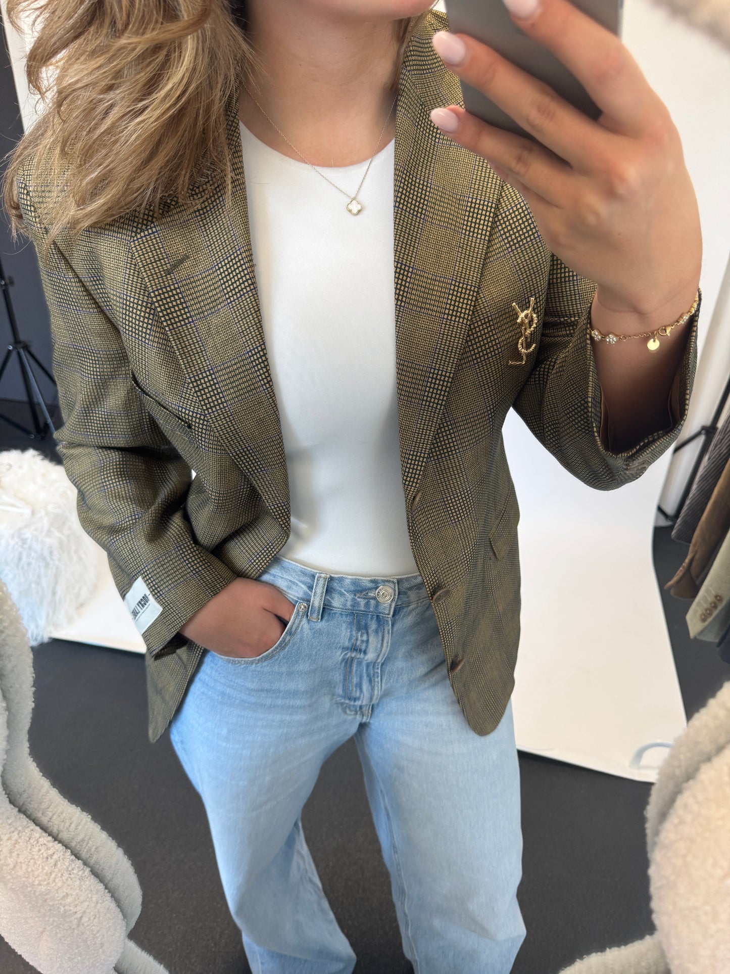 Vintage blazer NO.133 [S-M]