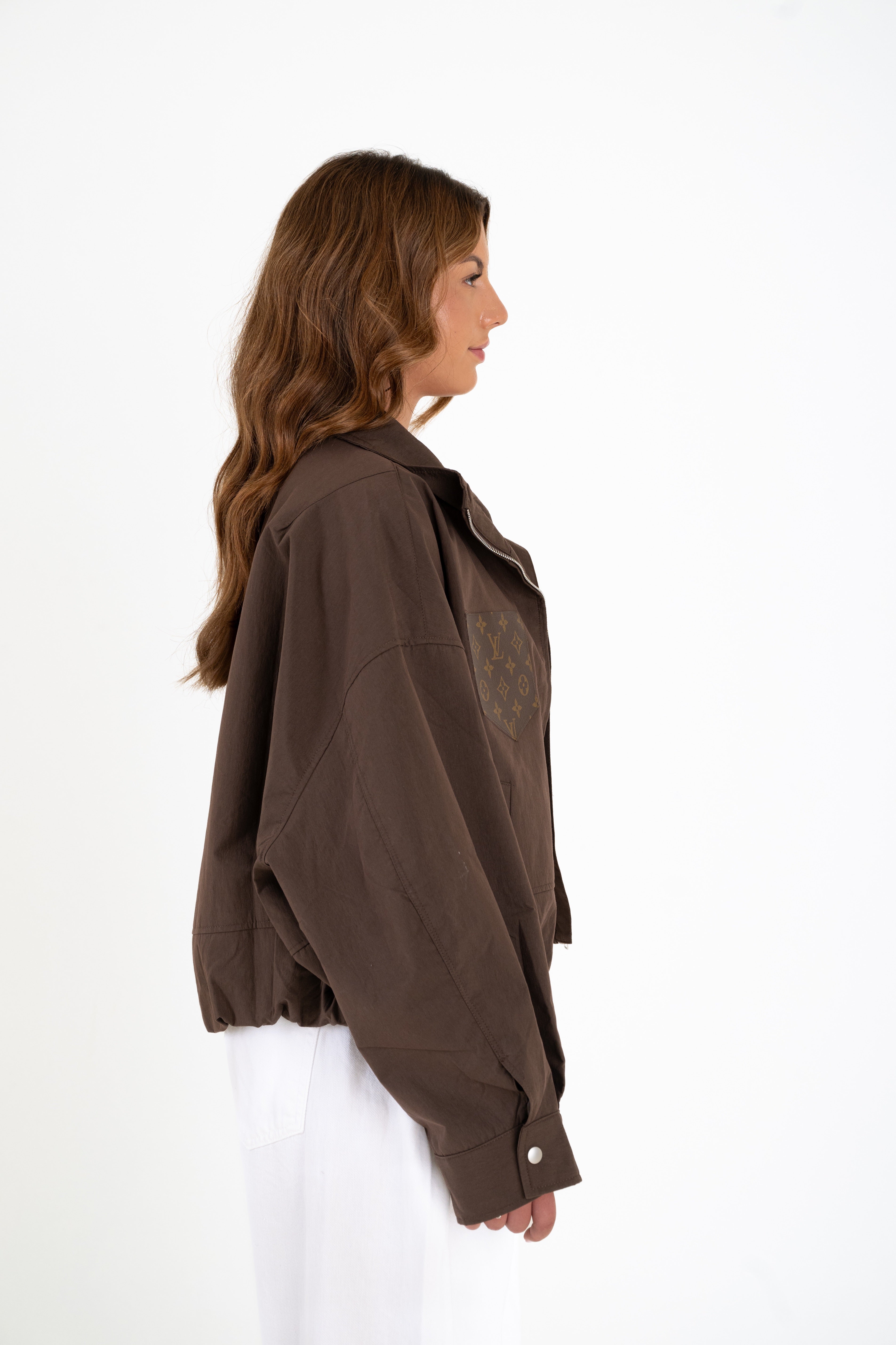 Brown signature jacket