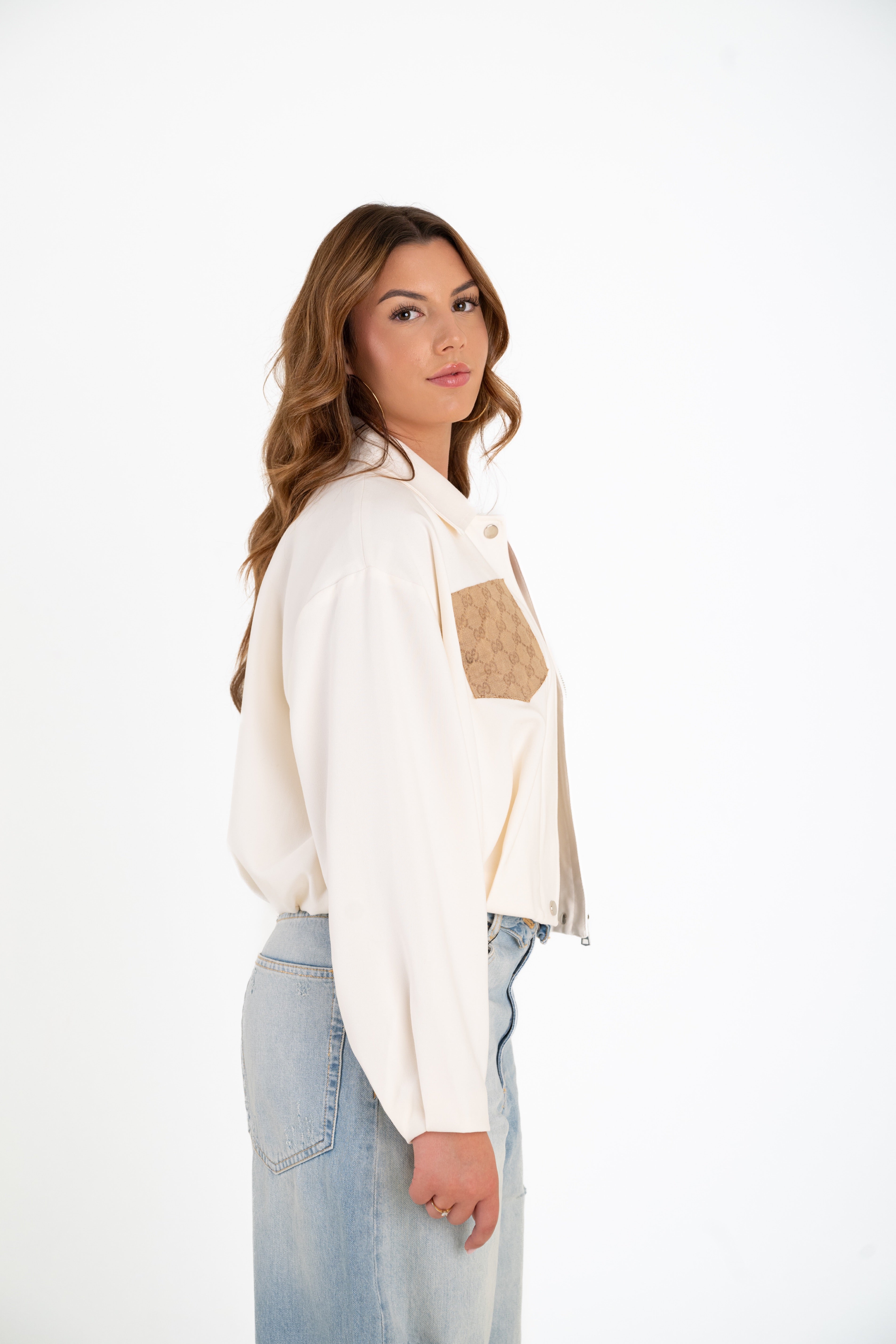 Ecru signature jacket