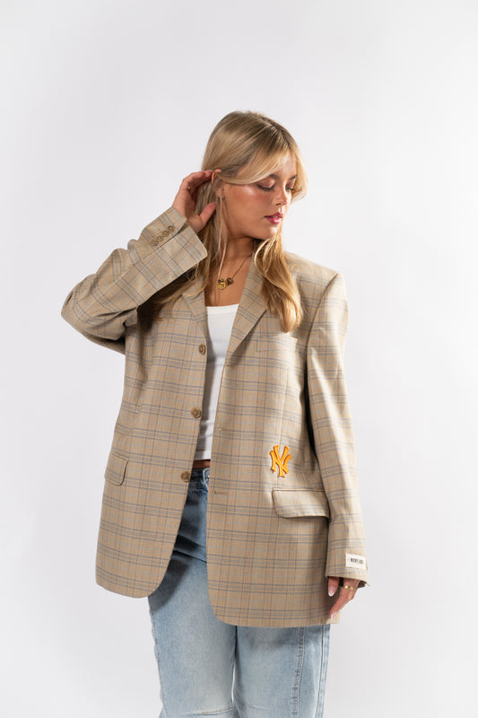 Oversized vintage Yankees blazer [special edit - NO.15]