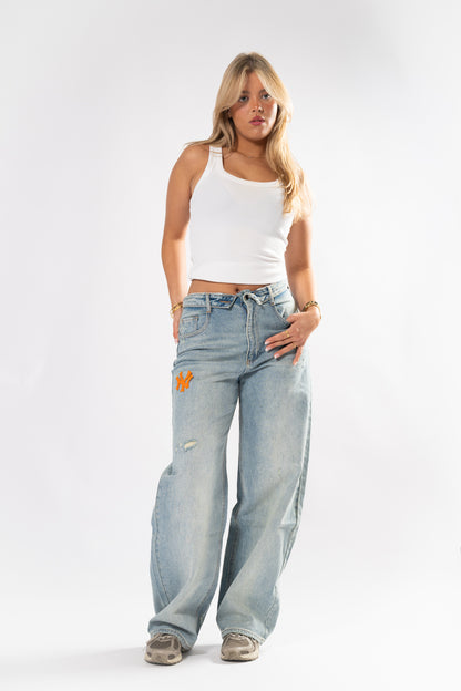 Wide leg jeans Yankees