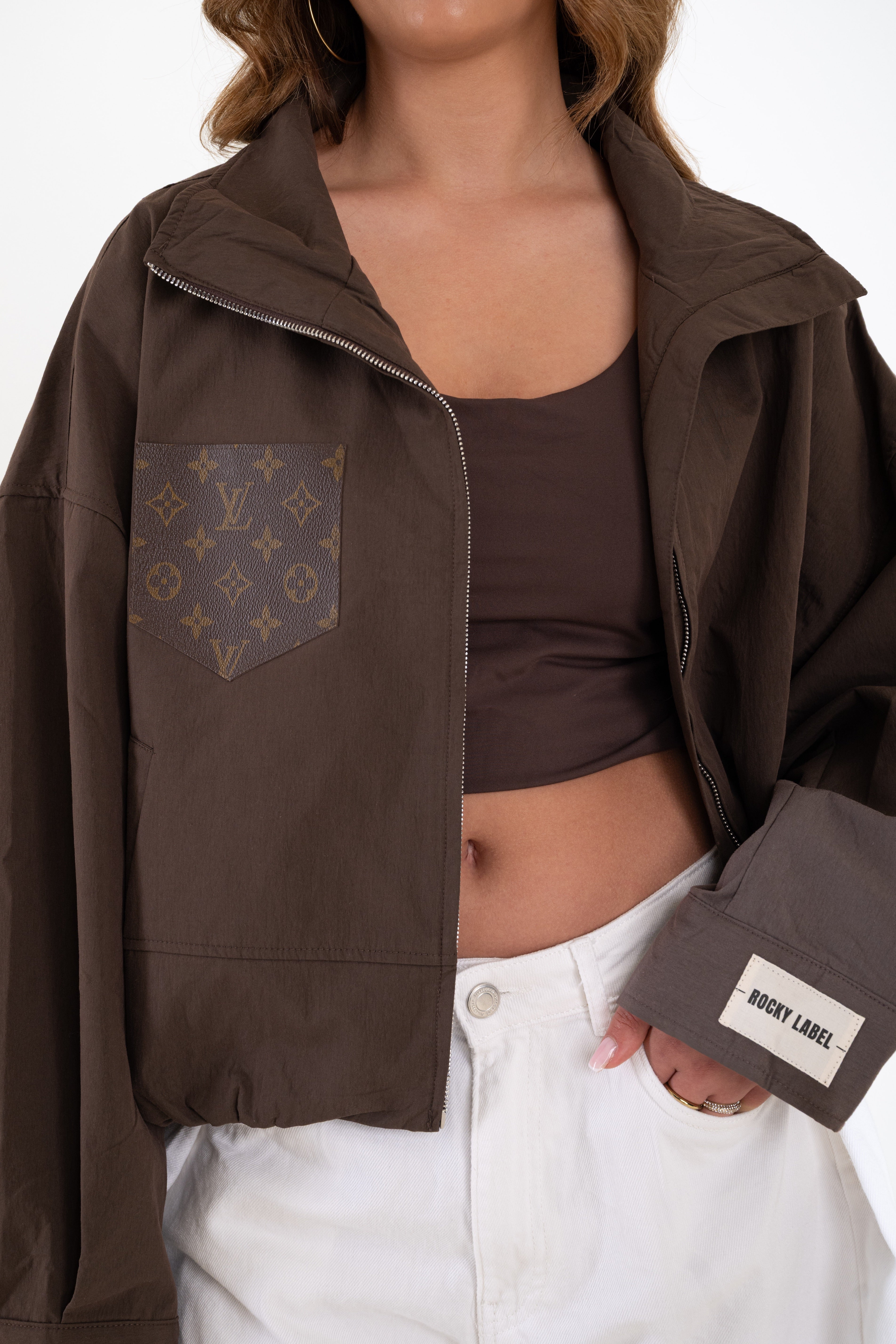 Brown signature jacket