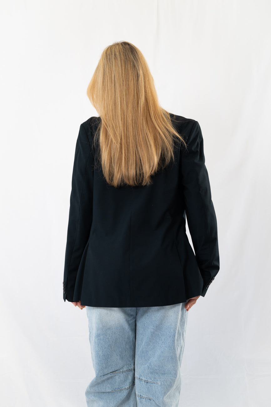 Dark Toned Vintage Oversized Blazer · M