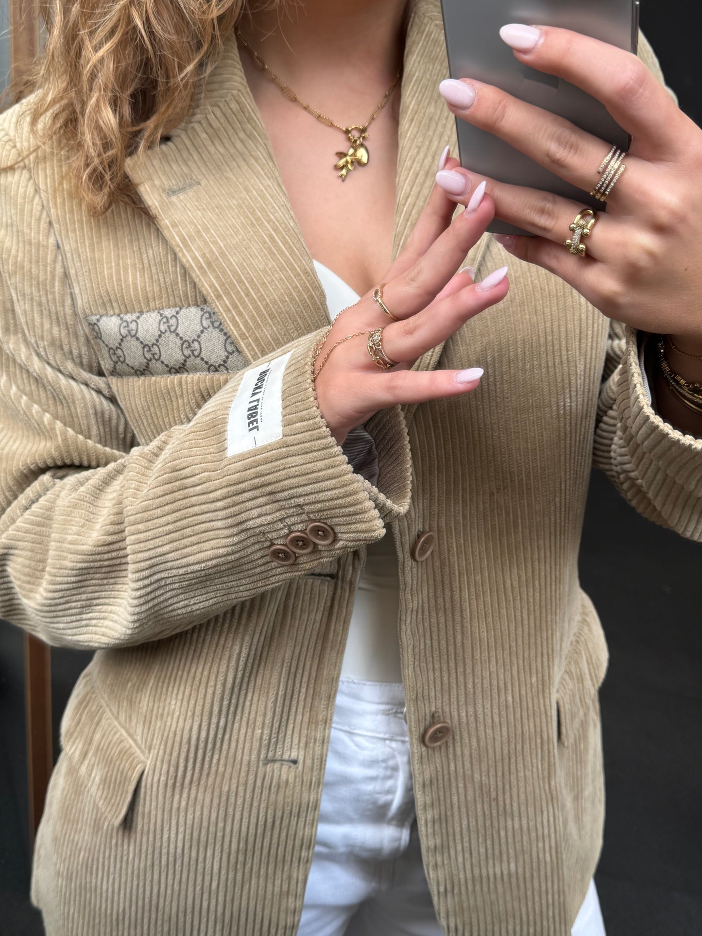 Oversized blazer with small flaws [M-L]