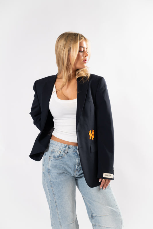 Oversized vintage Yankees blazer [special edit - NO.9]
