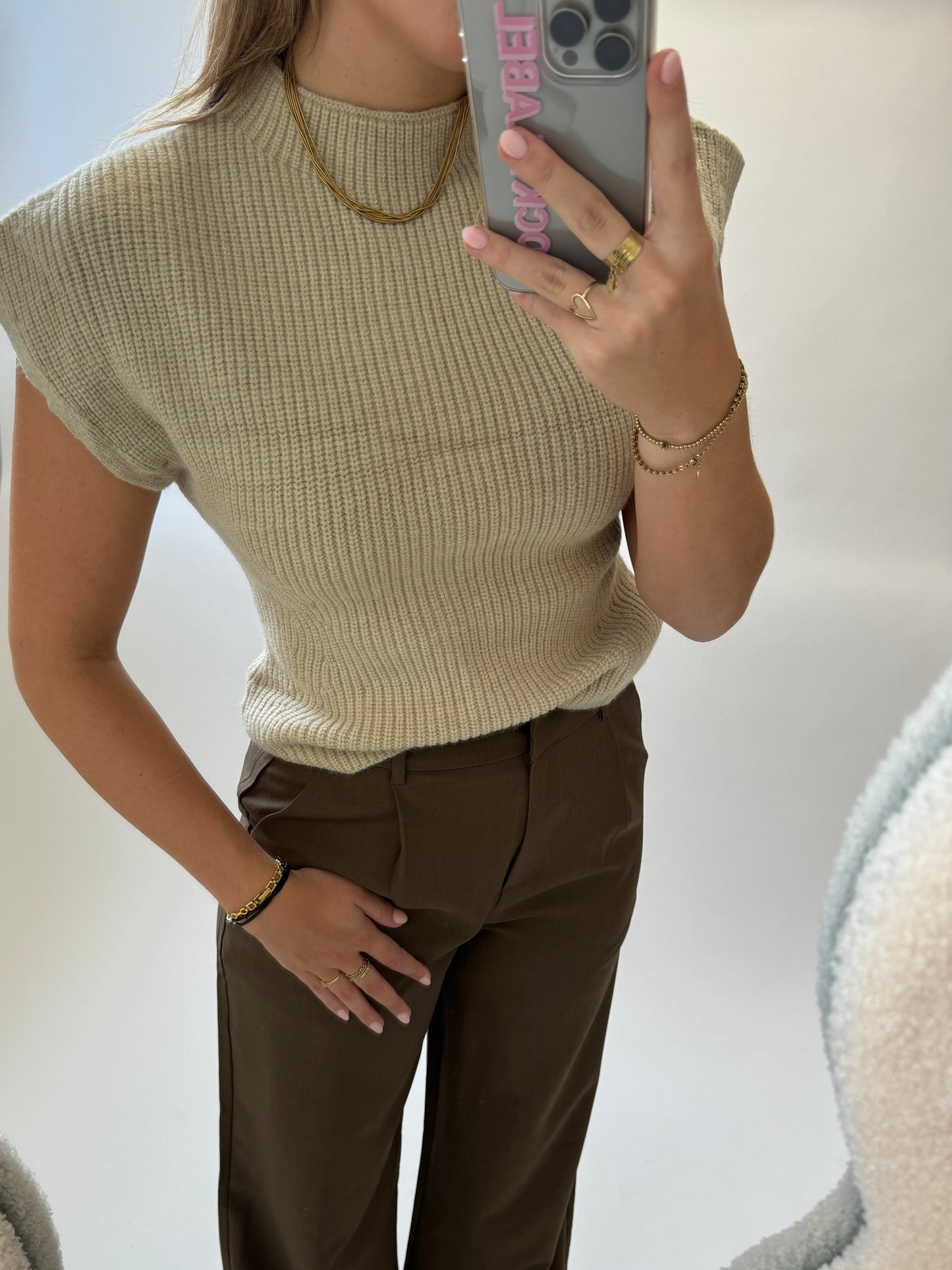 Coco top beige