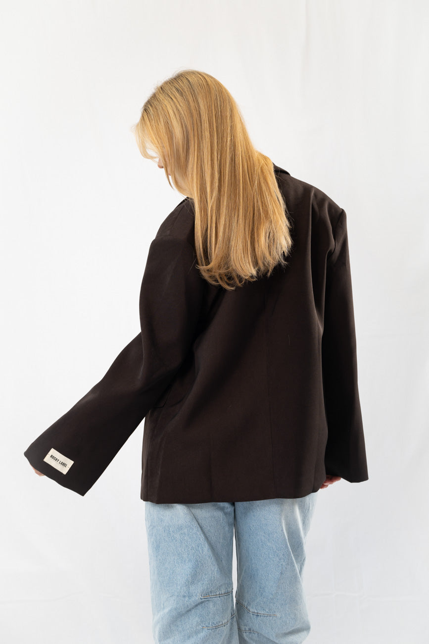 Brown signature blazer