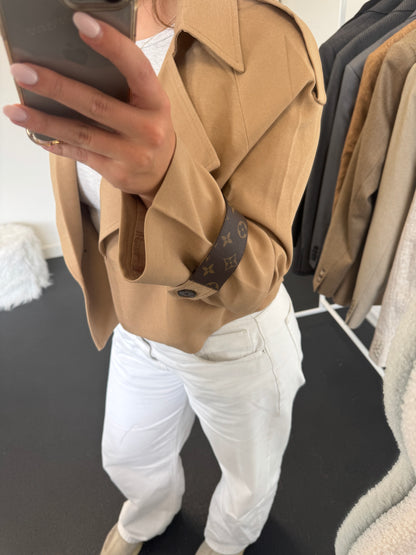 Trenchcoat with canvas