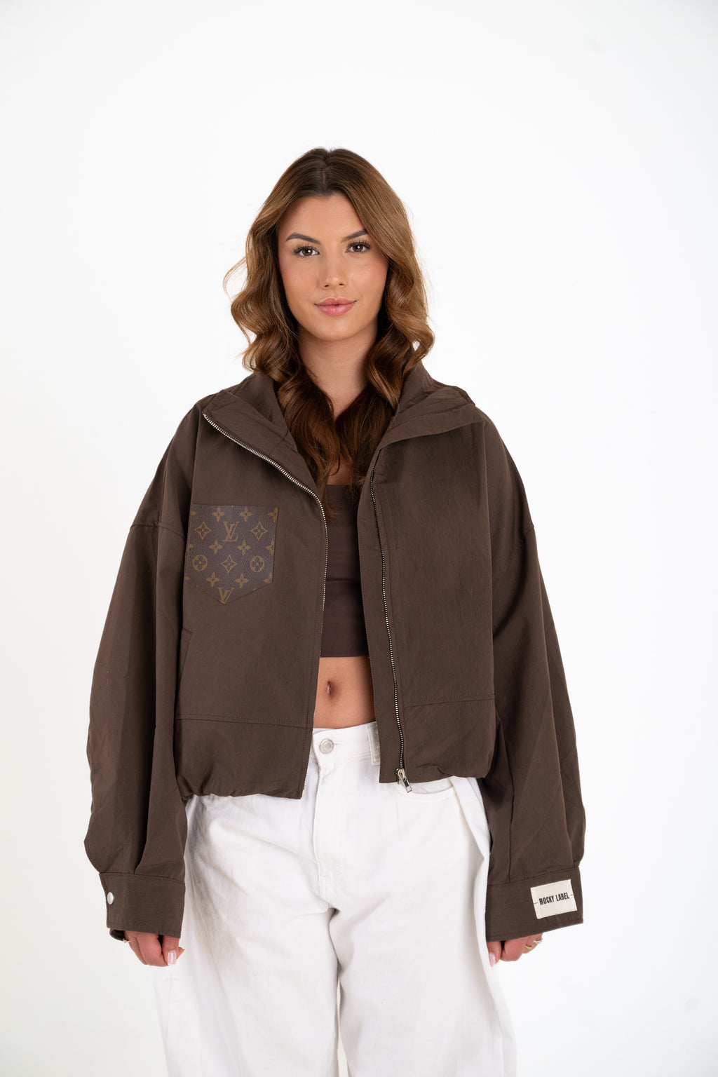Brown signature jacket