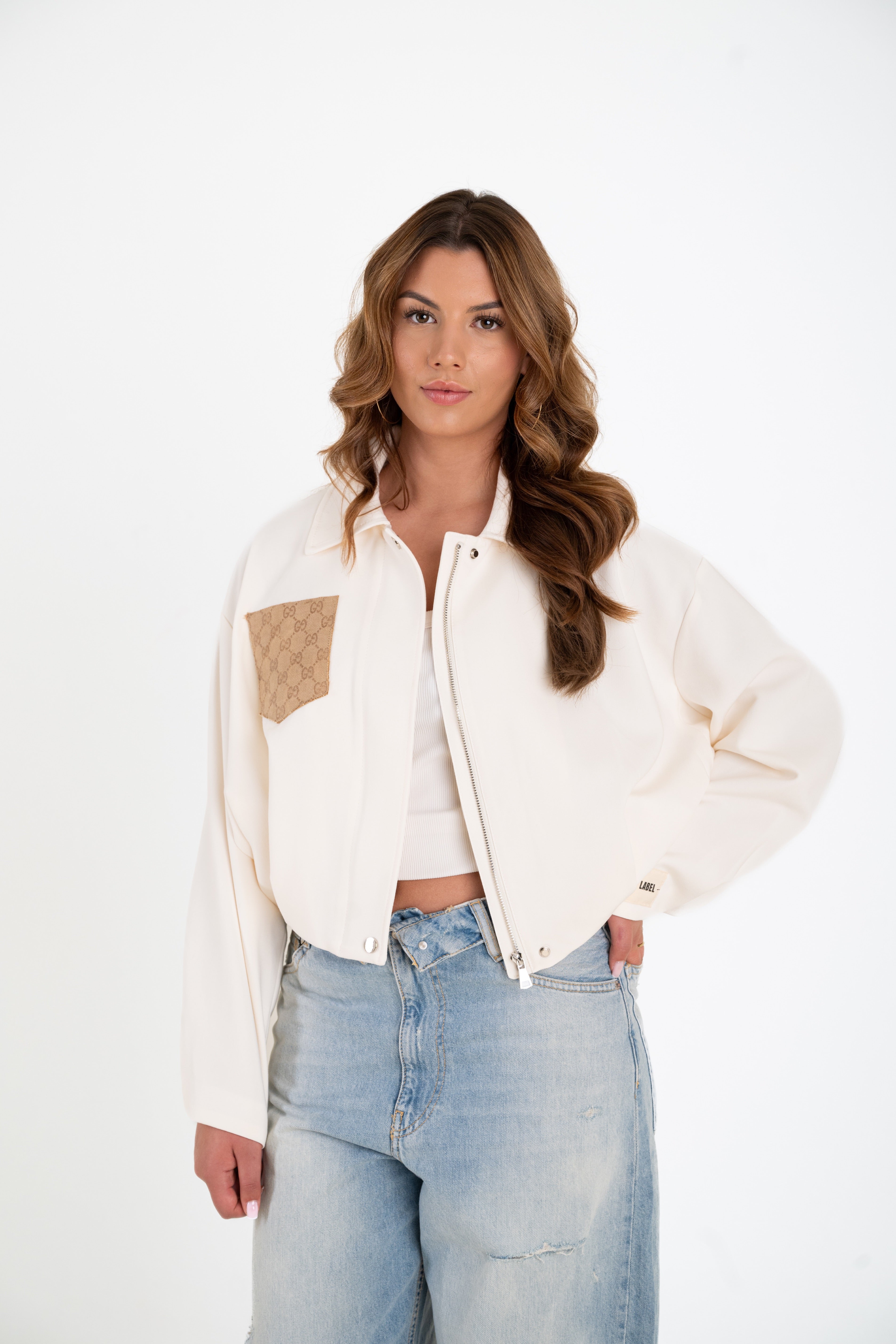 Ecru signature jacket