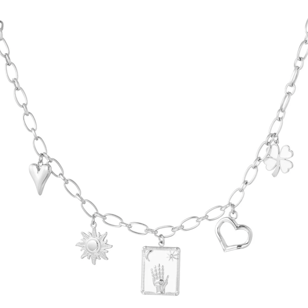 Yvette ketting zilver