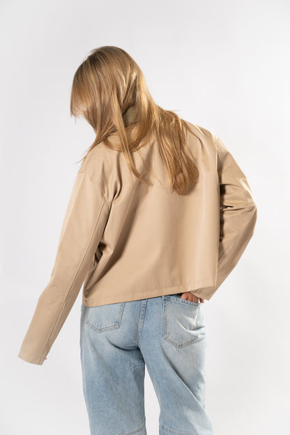 Beige signature jacket Yankees