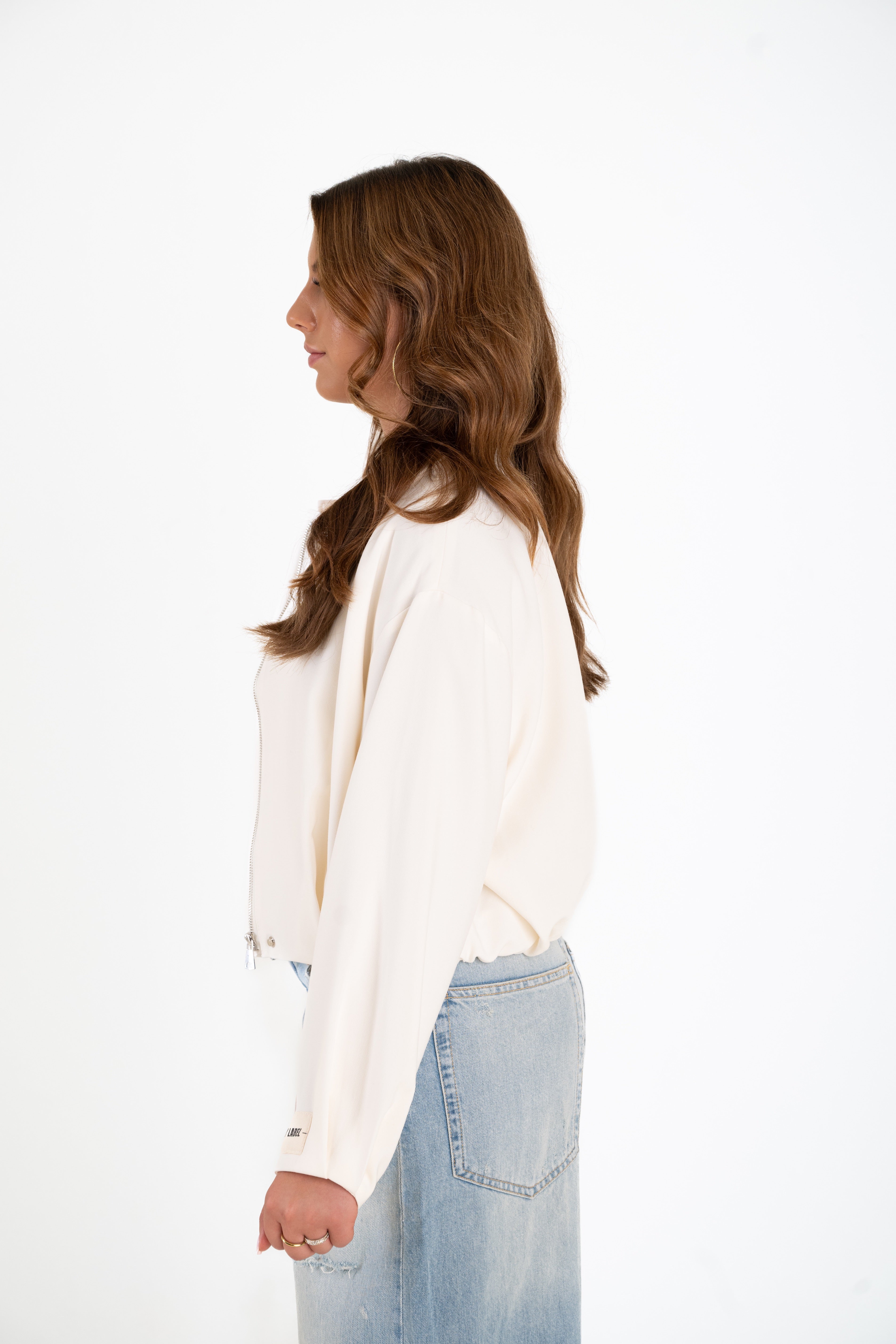 Ecru signature jacket