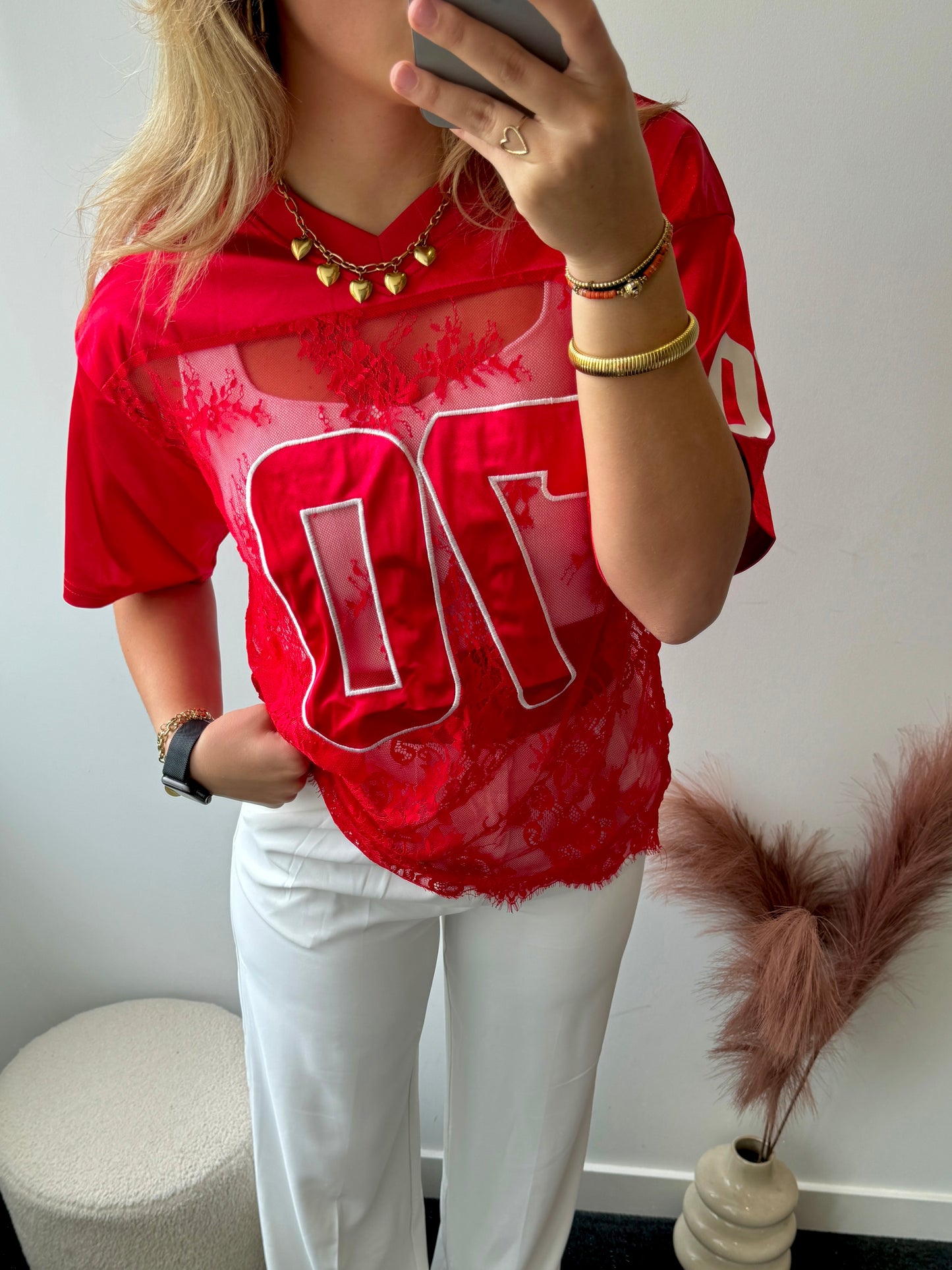 Molly jersey rood