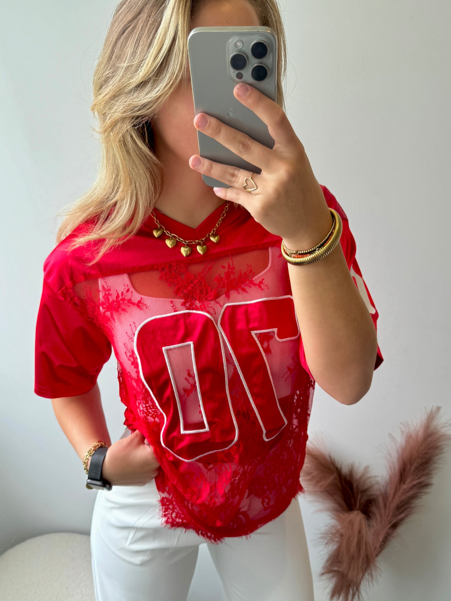 Molly jersey rood