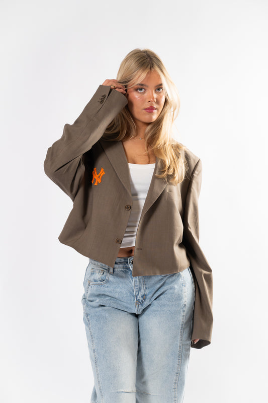 Oversized vintage Yankees blazer [special edit - NO.14]