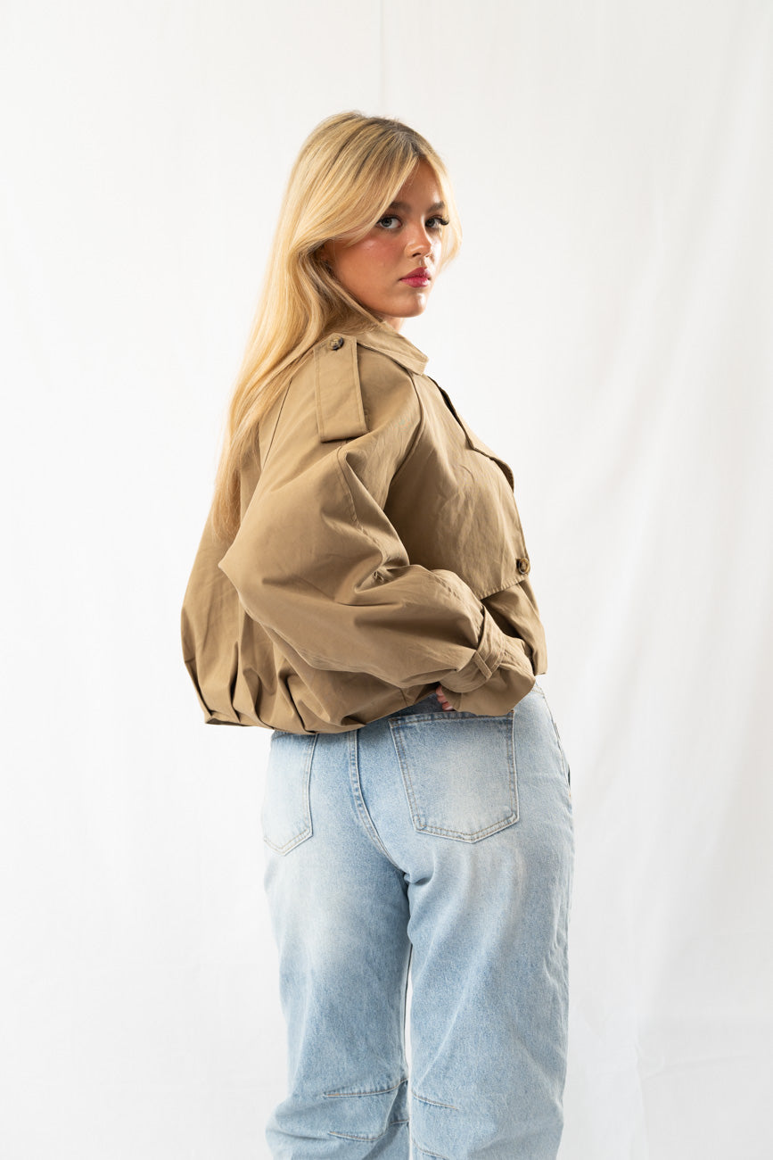 Khaki signature jacket