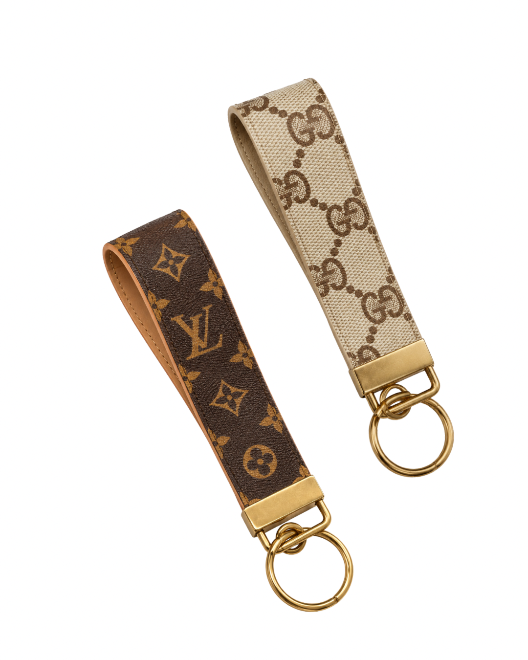 Upcycled Monogram Keychain