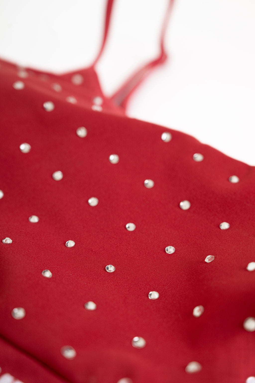 Core Top Bordeaux | Rhinestones