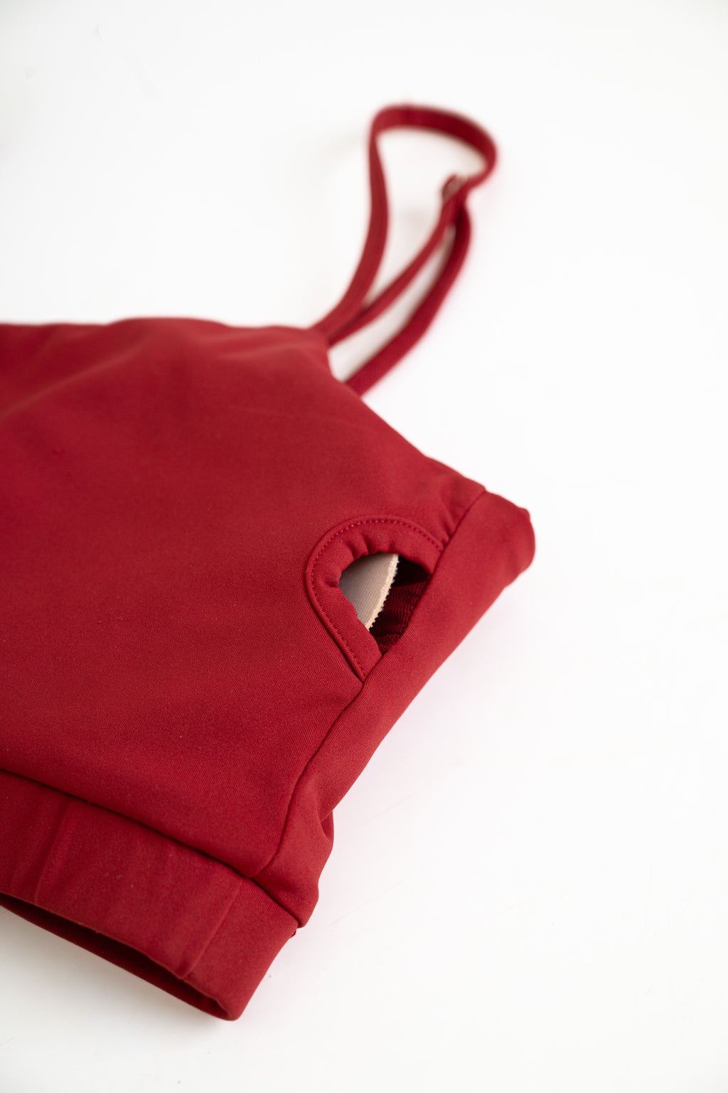 Core Top Bordeaux | Rhinestones