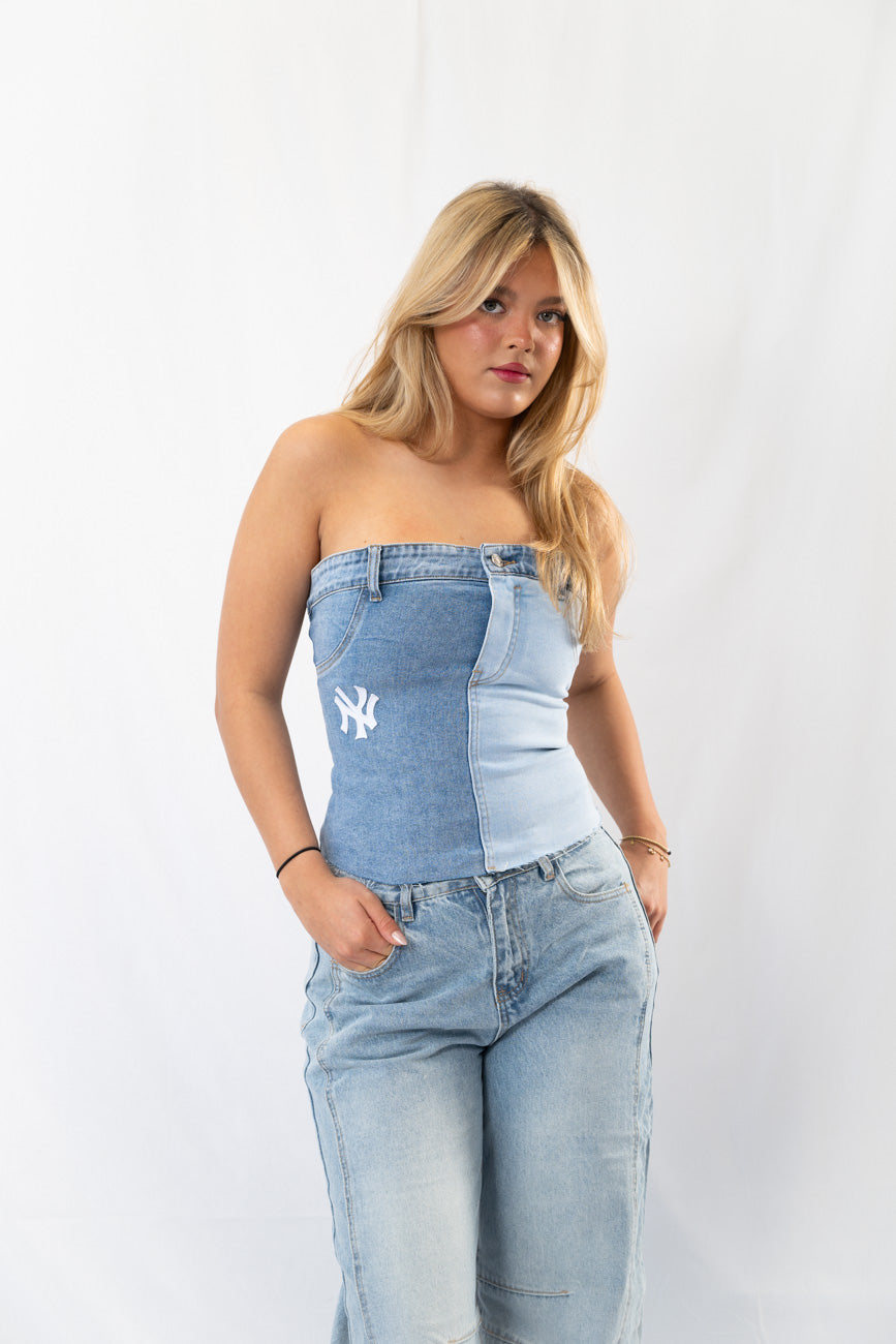 Yankees jeans top