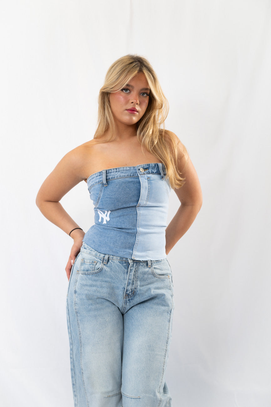 Yankees jeans top