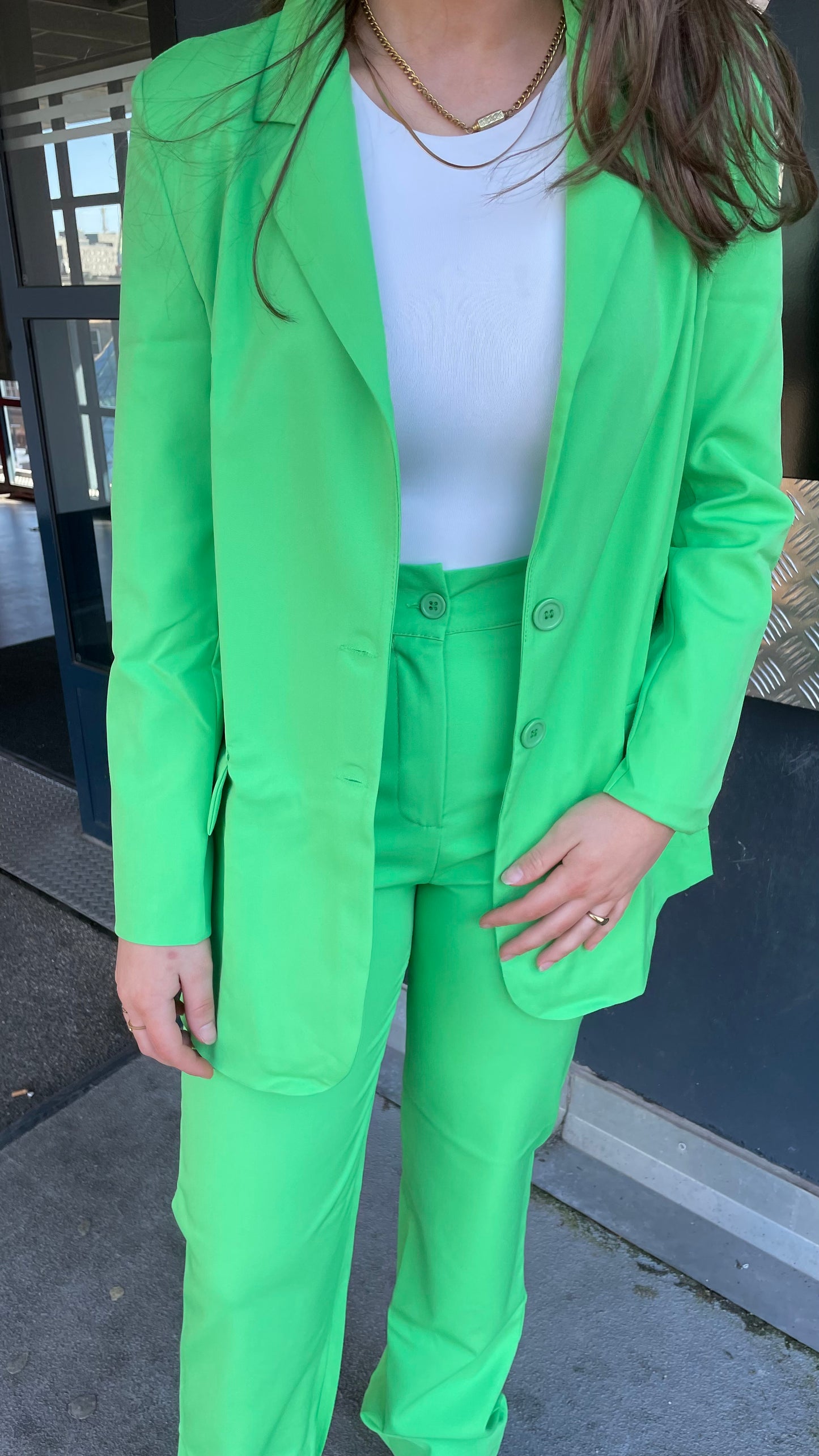 Simone blazer groen